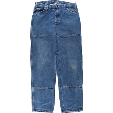 古着 ディッキーズ Dickies ダブルニー デニムペインターパンツ メンズw34相当/eaa654075