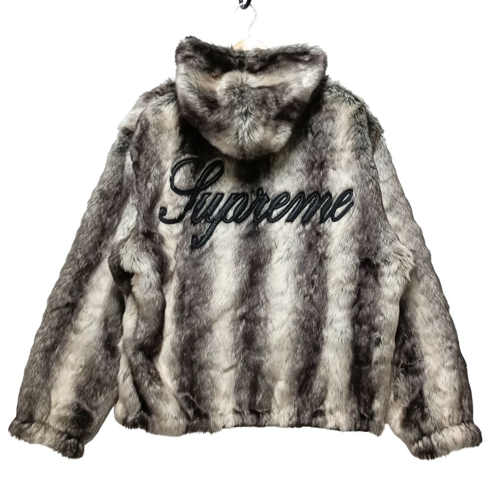 SUPREME シュプリーム Faux Fur Reversible Hooded Jacket ファー リバーシブル ジャケット 41058