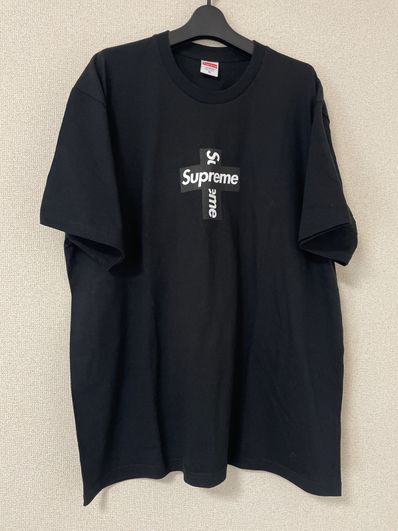 Supreme Cross Box Logo Tee "Black"