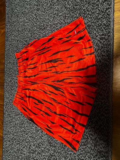 Supreme Small Box Baggy Mesh Short "Tiger" (24SS)