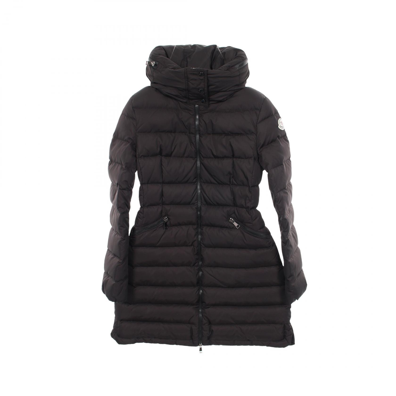 モンクレール MONCLER FLAMMETTE フラメッテ ダウンジャケット 衣料品 アウター ナイロン レディース ブラック系 C20934993105 【中古】