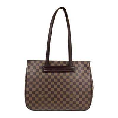 ルイヴィトン パリオリPM ダミエ トートバッグ ダミエキャンバス N51123 ブラウン レディース LOUIS VUITTON 中古