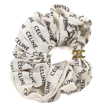 美品 セリーヌ
ヘアアクセサリー レイユール シュシュ ベージュ レディース 46Y352SIB