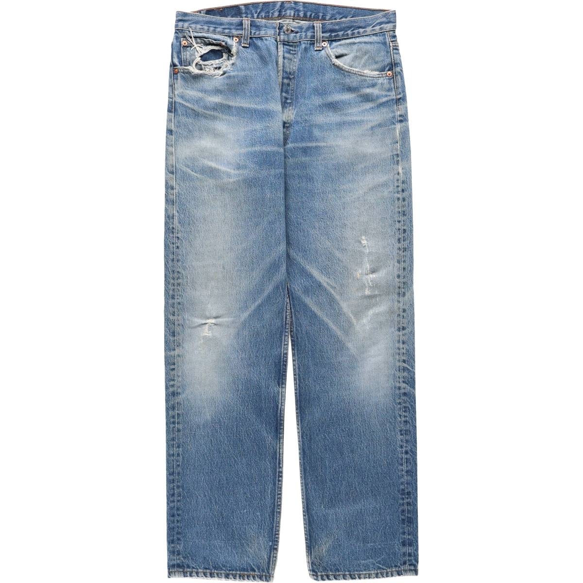 古着 90年代 リーバイス Levi's 501-0000 ストレートデニムパンツ USA製 メンズw34相当 ヴィンテージ/eaa671317