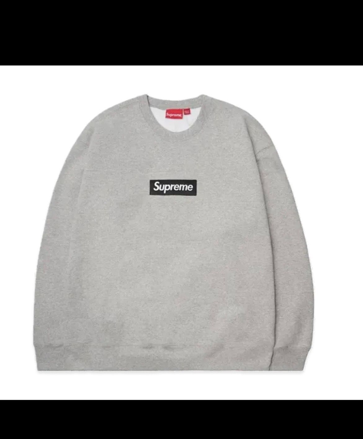 Supreme Box Logo Crewneck "Heather Grey" (22FW)