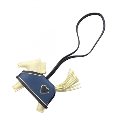 エルメス HERMES ロデオPM ロベオクール ジョーヌミルトン ブルーニュイ ブルータイ チャーム アクセサリー アニョーミロ / ヴォースイフト アニョーミロ レディース イエロー系 / ブルー系 / ネイビー系