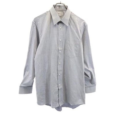 Burberrys バーバリーズ 90s 日本製 ヘリンボーン 長袖 シャツ 41-82 グレー系 ワイシャツ