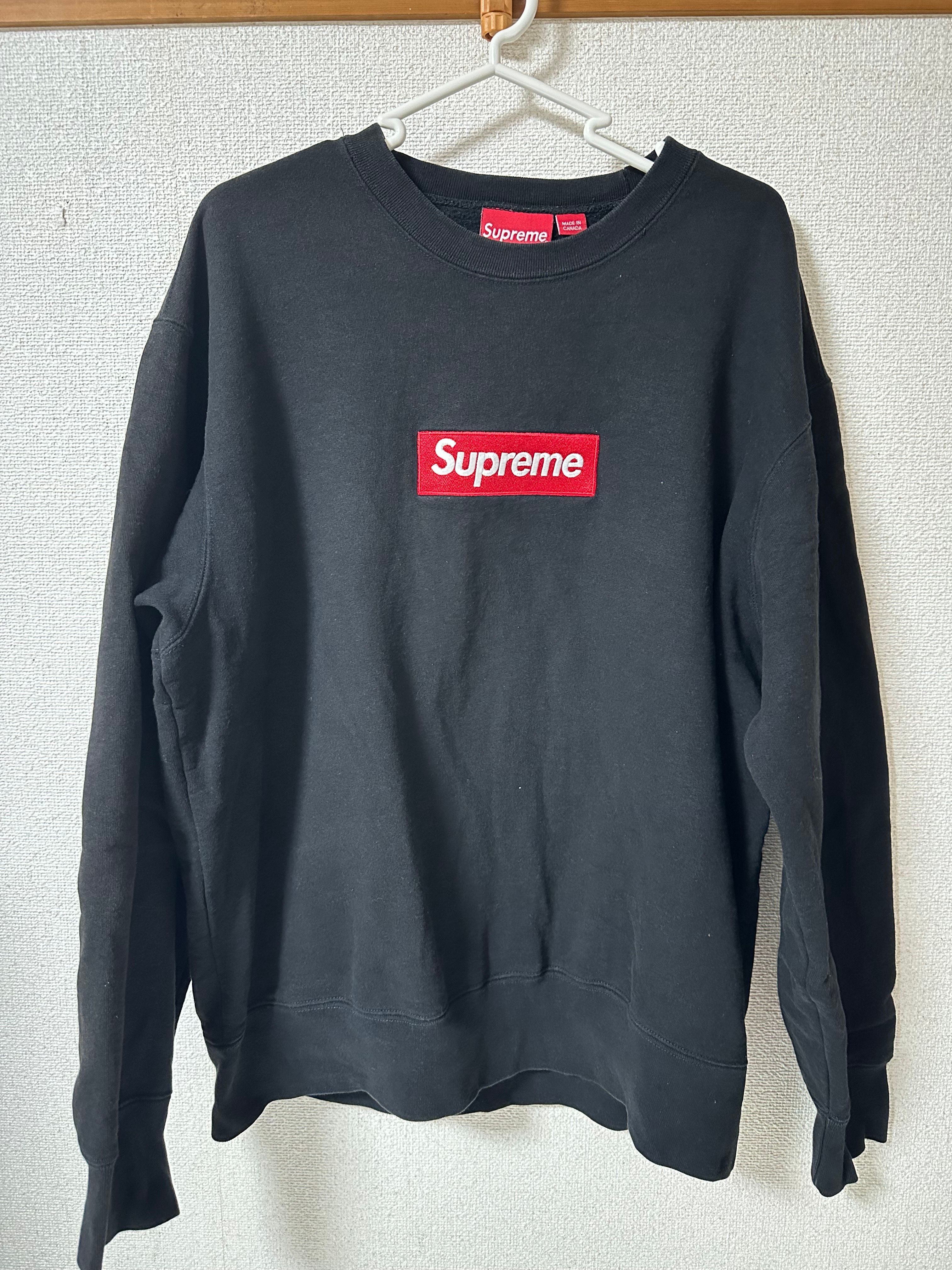 Supreme Box Logo Crewneck "Black" (22FW)