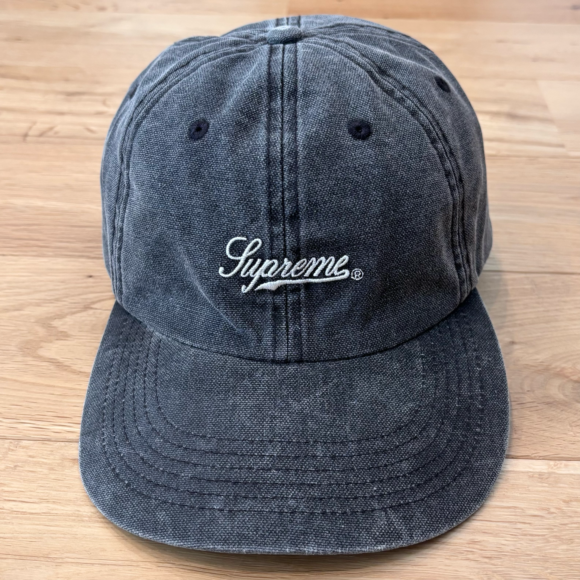 Supreme Pigment Print Script Logo 6-Panel スクリプトロゴ キャップ シュプリーム