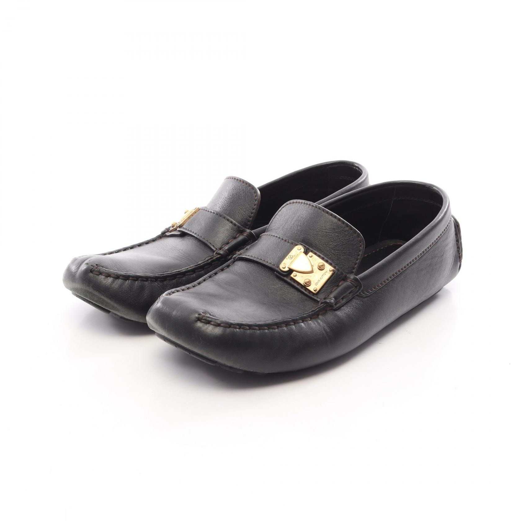 ルイ・ヴィトン LOUIS VUITTON スハリ カジュアルシューズ 靴 レザー メンズ ブラック系 【中古】