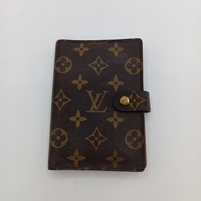 ◎◎LOUIS VUITTON ルイヴィトン モノグラム アジェンダPM 6穴 手帳カバー R20005 ブラウン