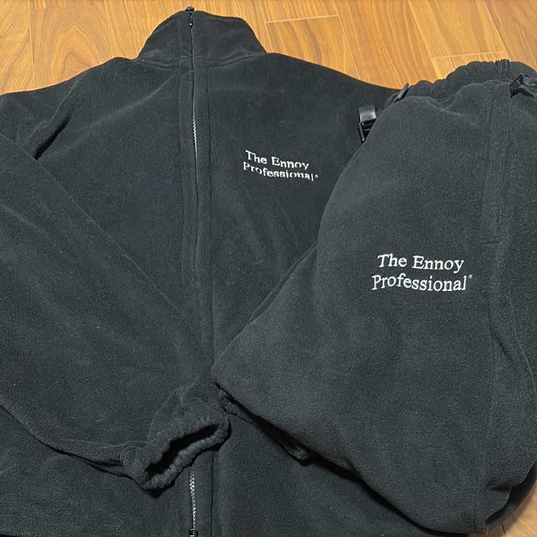 ENNOY 24AW Polartec Fleece Set Up "Black"