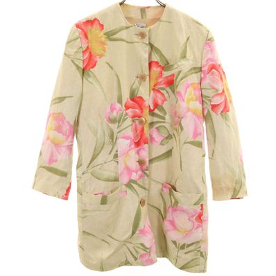 CELINE セリーヌ フランス製 花柄 コート