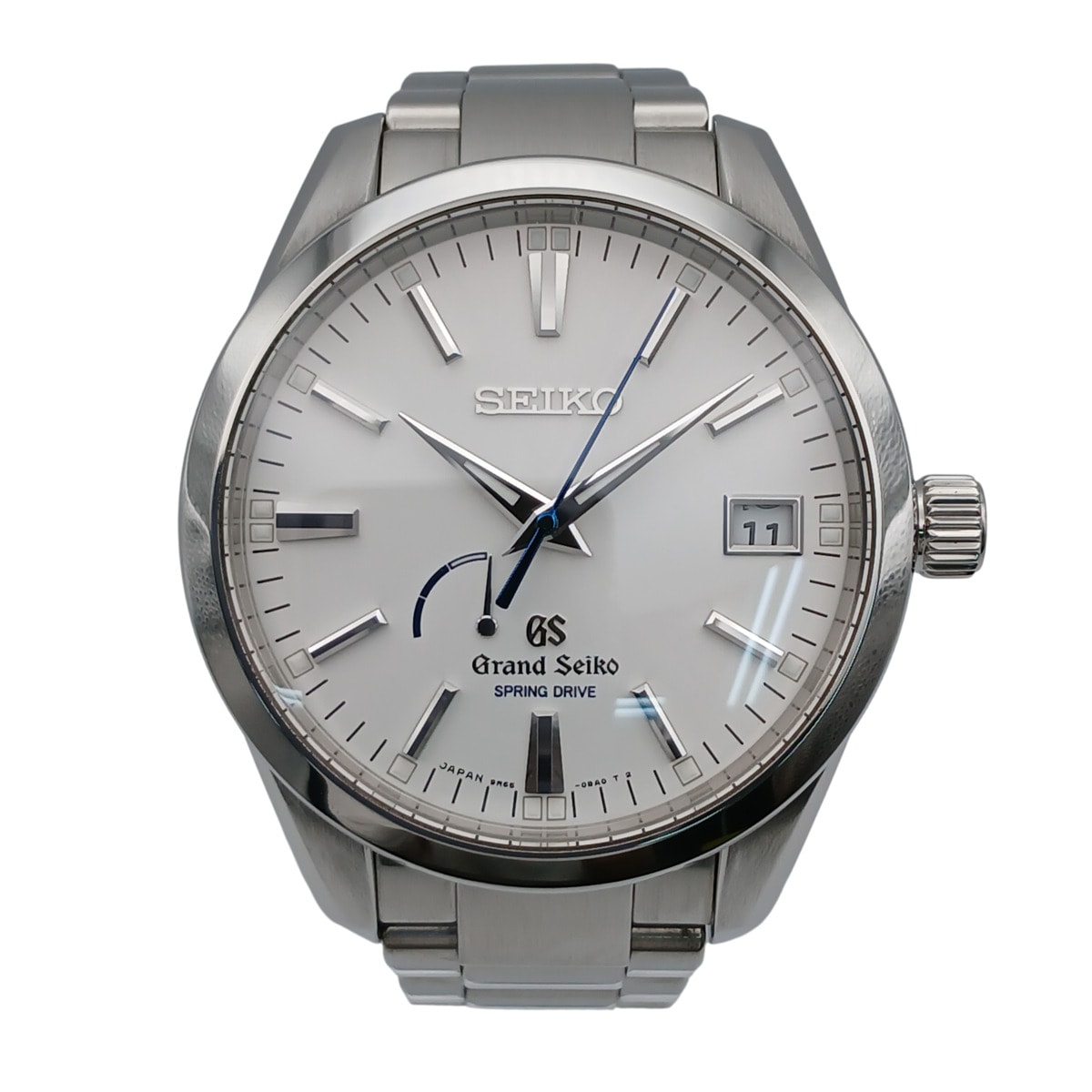 SEIKO セイコー ヘリテージコレクション スプリングドライブ 腕時計 9R65-OBH0 ホワイト 自動巻き  メンズ【中古】