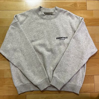 FEAR OF GOD ESSENTIALS Crewneck "Light Oatmeal"