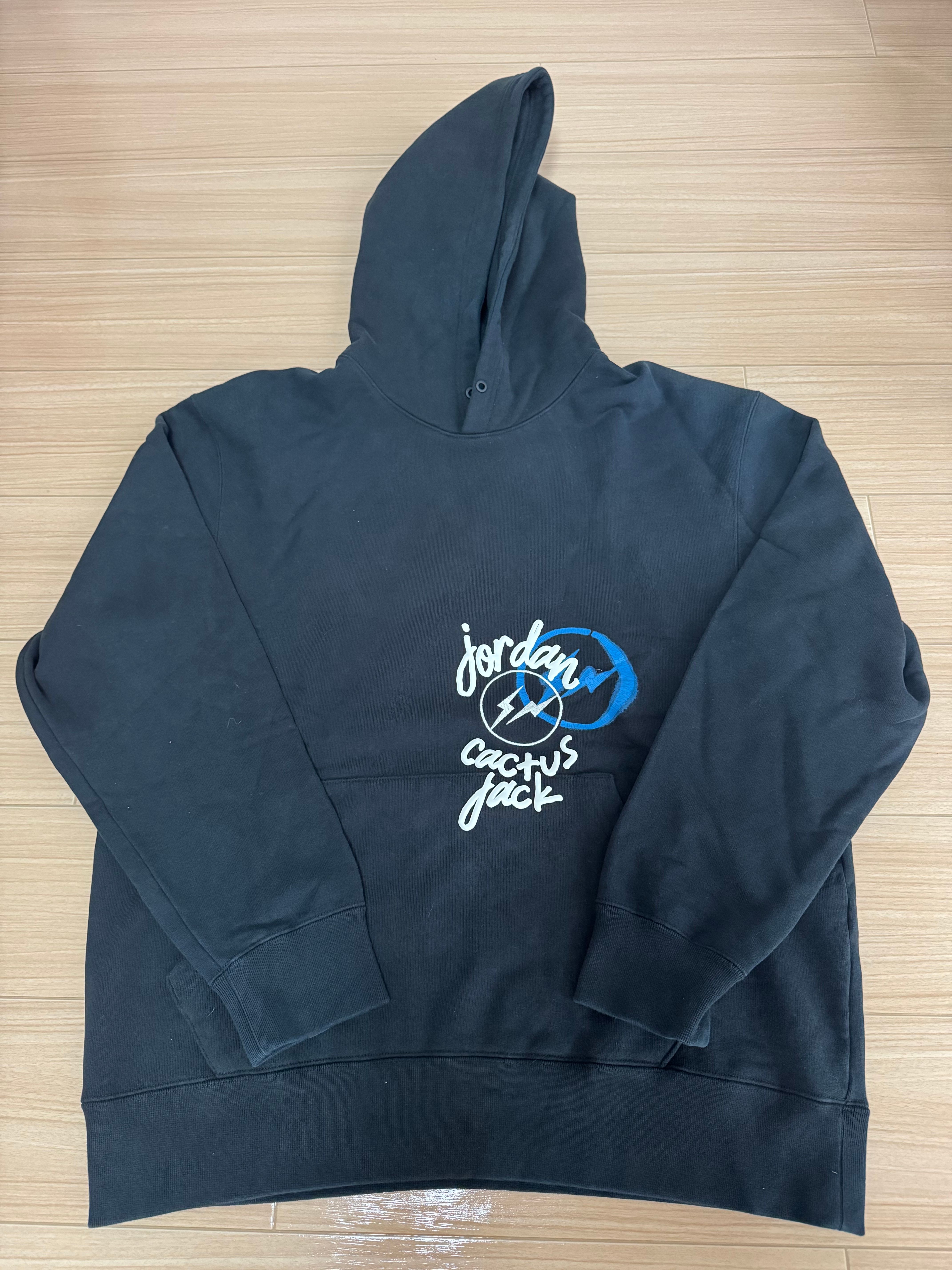 Air Jordan Travis Scott Fragment Hoodie "Black"