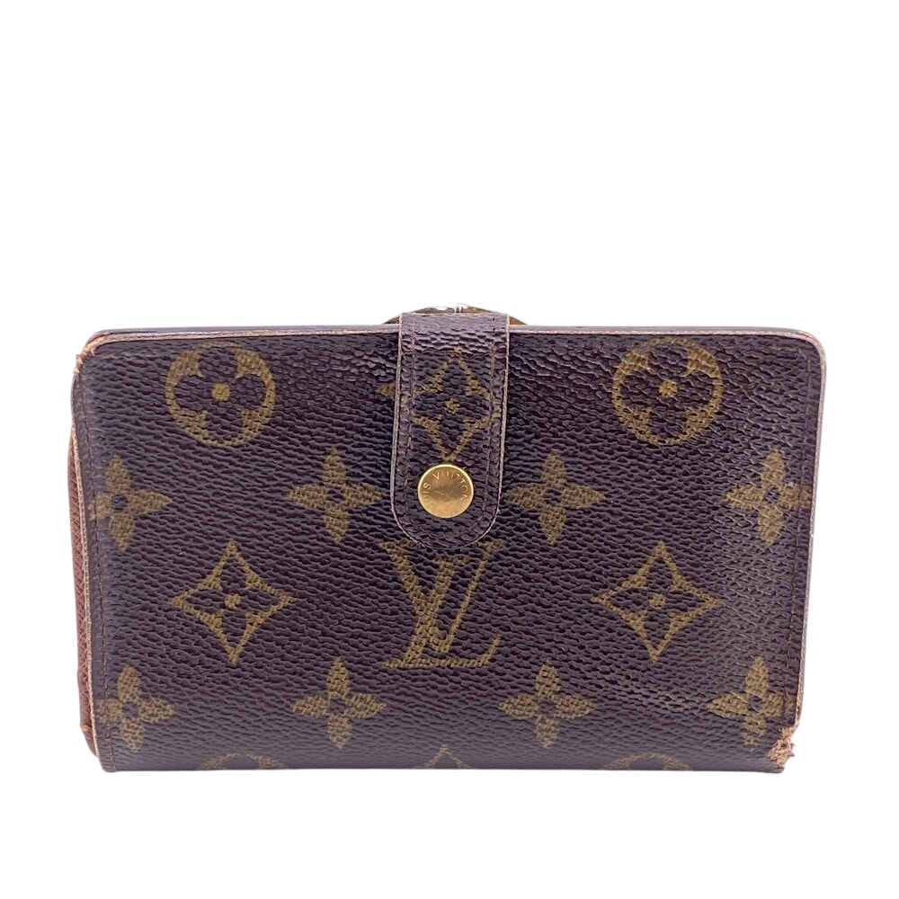 ルイヴィトン LOUIS VUITTON 二つ折り財布 モノグラム ポルトフォイユヴィエノワ M61674 ブラウン
