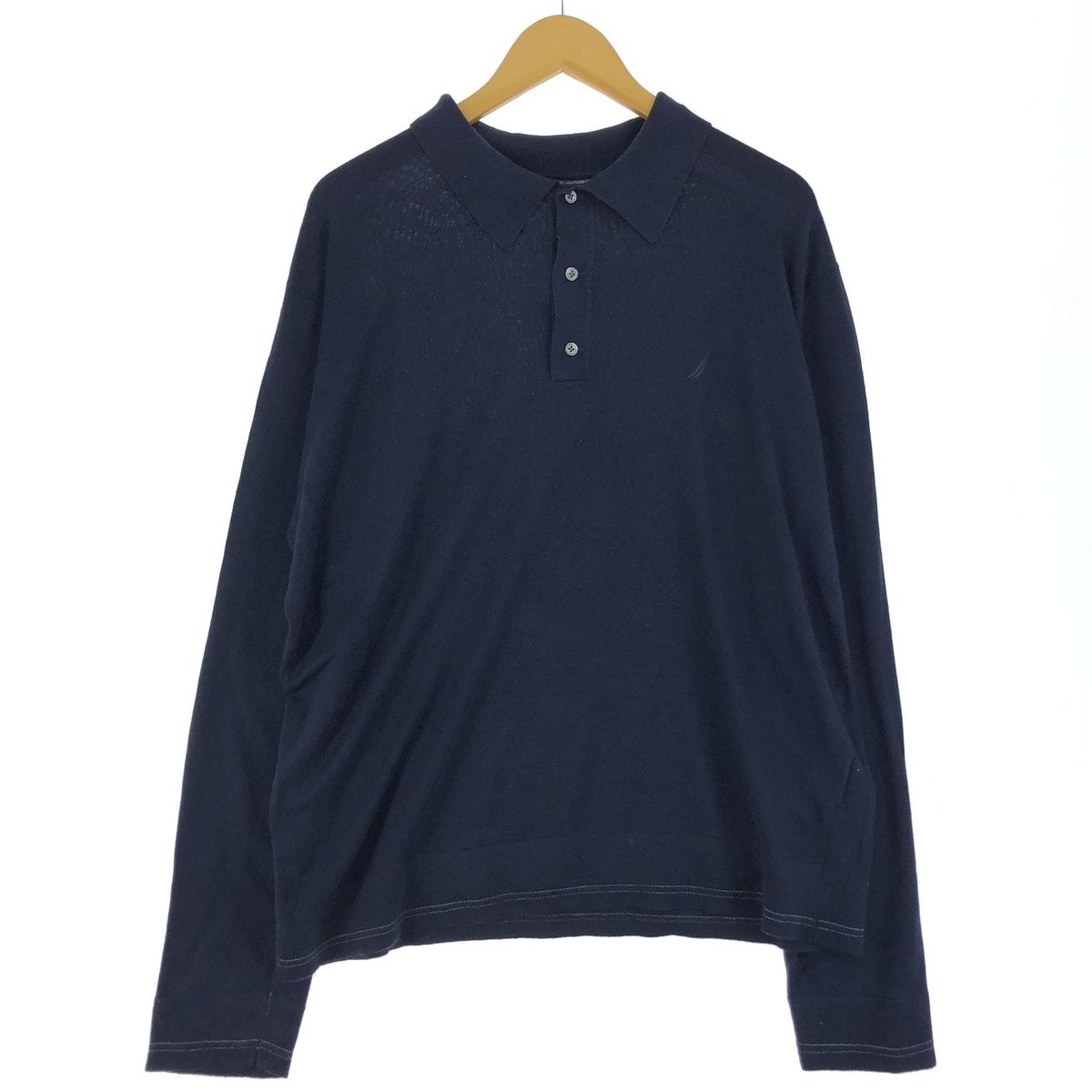 古着 00年代 ノーティカ NAUTICA 長袖 ポロシャツ メンズL/eaa429720