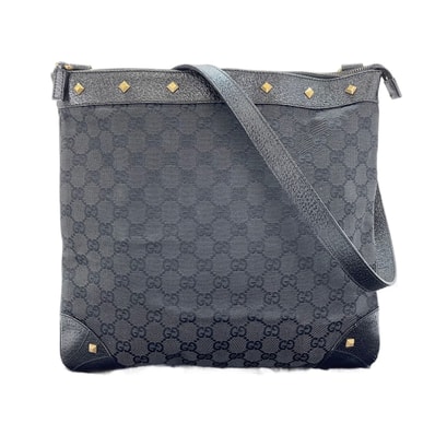 グッチ GUCCI レザー ショルダーバッグ【中古】
