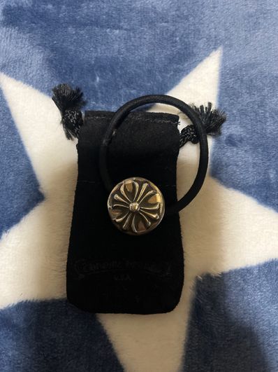 Chrome Hearts Hair Band # 2 Cross Bracelet "Black"