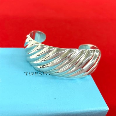 TIFFANY&Co. ティファニー ツイスト ワイド シルバー925 バングル シルバー
27450