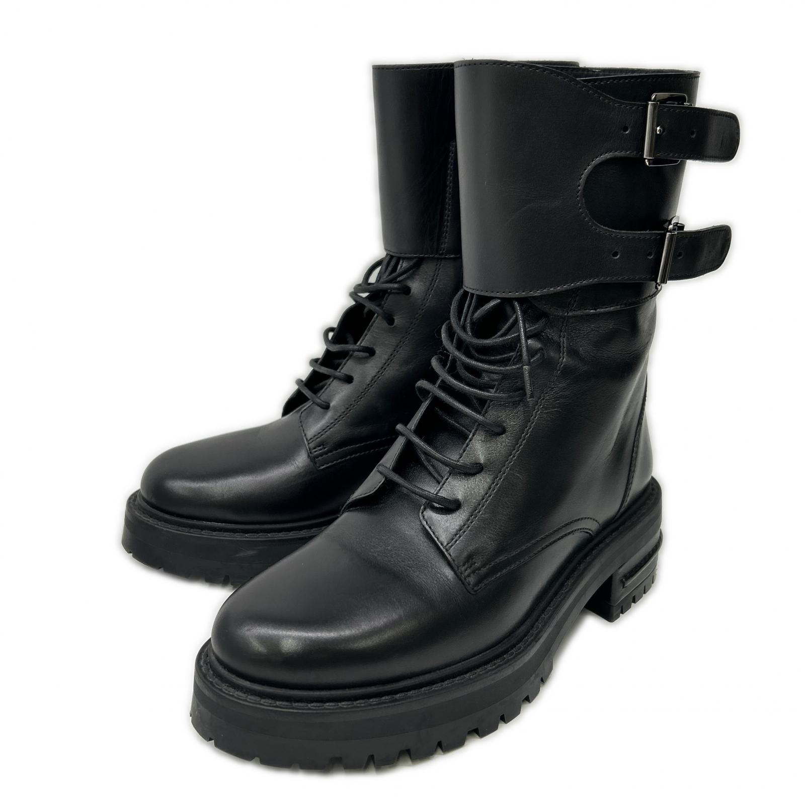 ディオール 【美品】KD1428CFYS900 D-Trap ショートブーツ 36 1/2