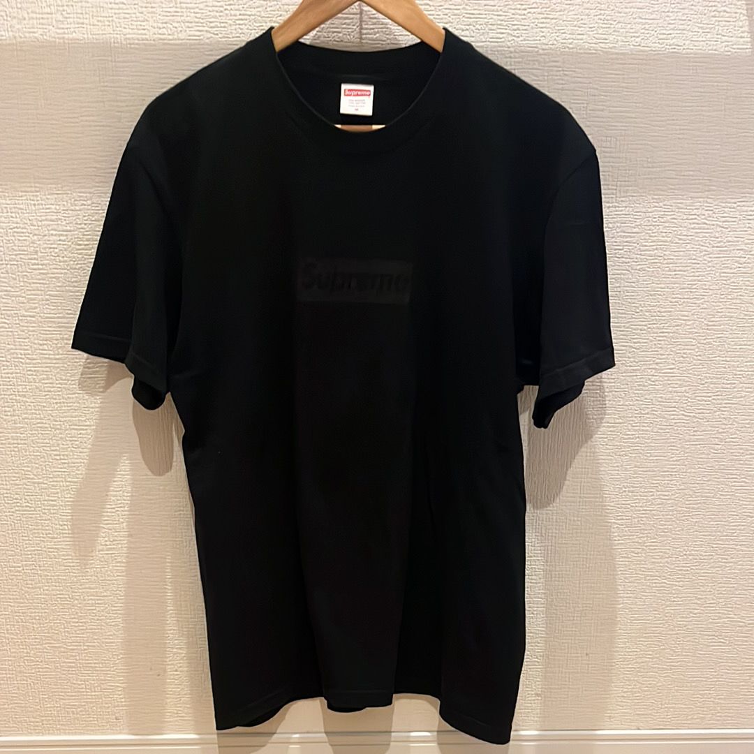 シュプリーム トーナル ボックス ロゴ Tシャツ "ブラック"