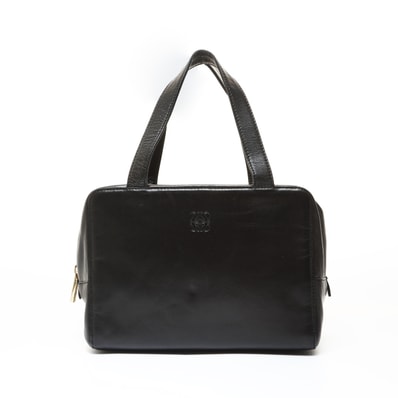 ロエベ LOEWE アナグラム ナッパレザー ハンドバッグ【中古】