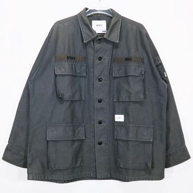 WTAPS ダブルタップス 20SS JUNGLE LS 01 シャツ ブラック