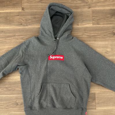Supreme Box Logo Hooded Sweatshirt "Charcoal" (21FW)