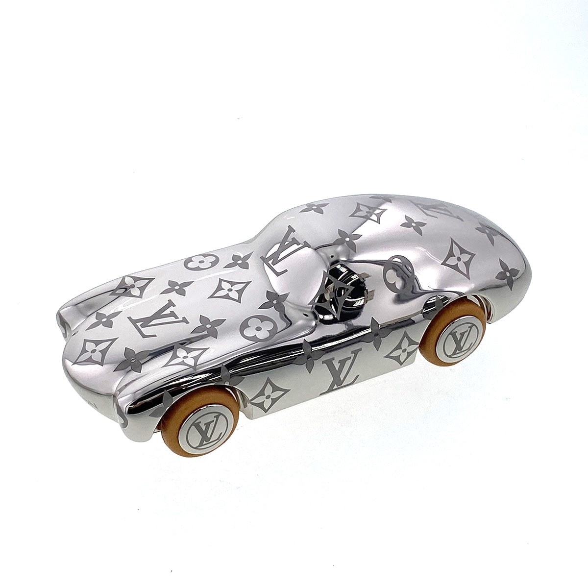 LOUIS VUITTON ルイ・ヴィトン オブジェ プレス パピエ VVV オブジェ GI0304 メタル シルバー  レディース【中古】