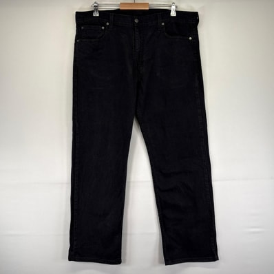 古着 リーバイス Levi's デニム パンツ 569 ストレート ストレッチ ジーパン 大きいサイズ w38 L32 ブラック系 メンズ
