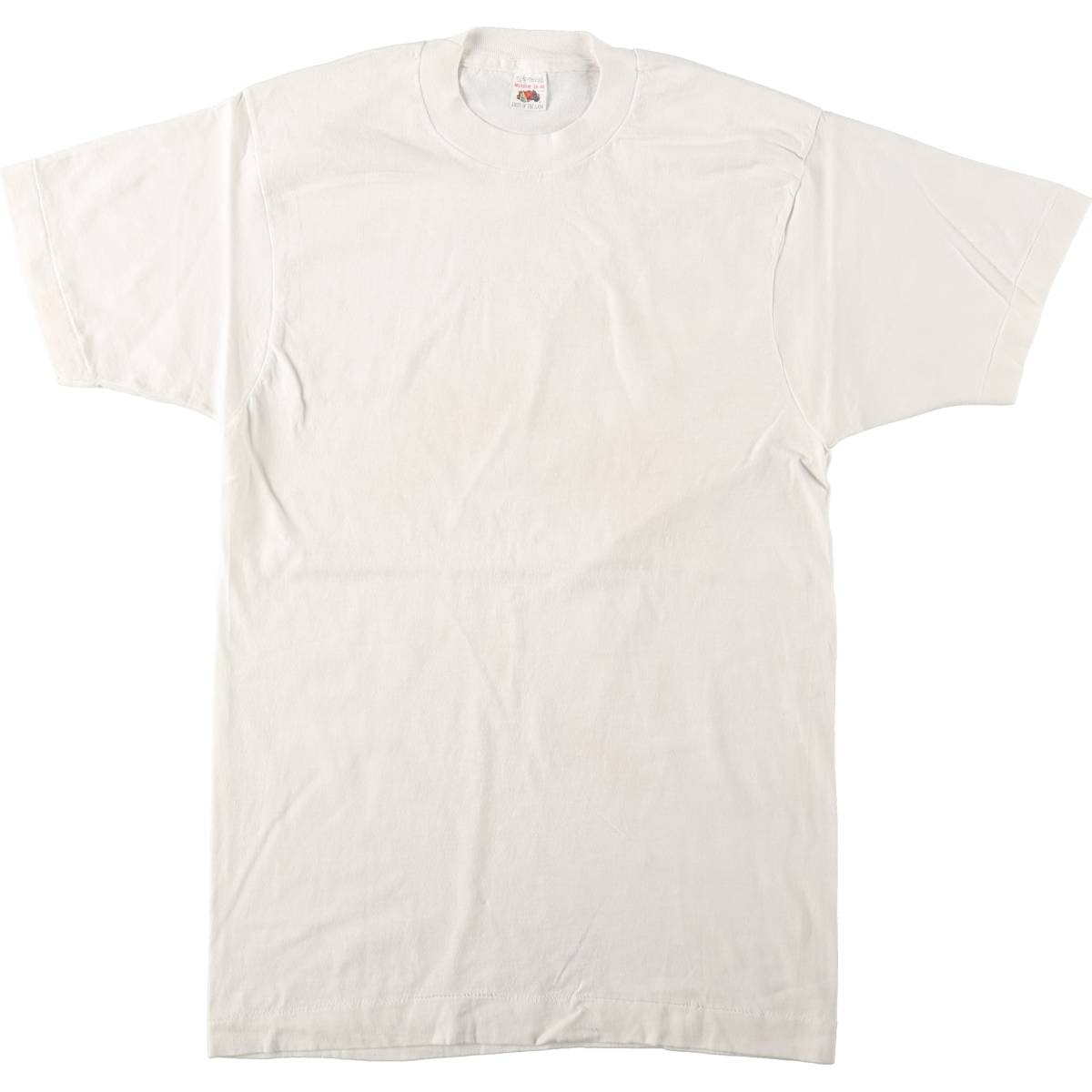 古着 80年代 フルーツオブザルーム FRUIT OF THE LOOM 無地Tシャツ USA製 メンズM相当 ヴィンテージ/eaa666619