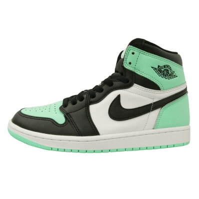 NIKE ナイキ DZ5485-130 Air Jordan 1 High OG Green Glow エアジョーダン1 ハイ OG グリーングロー ハイカット スニーカー ライトグリーン系 ブラック系 26.5cm【新古品】【未使用】【中古】
