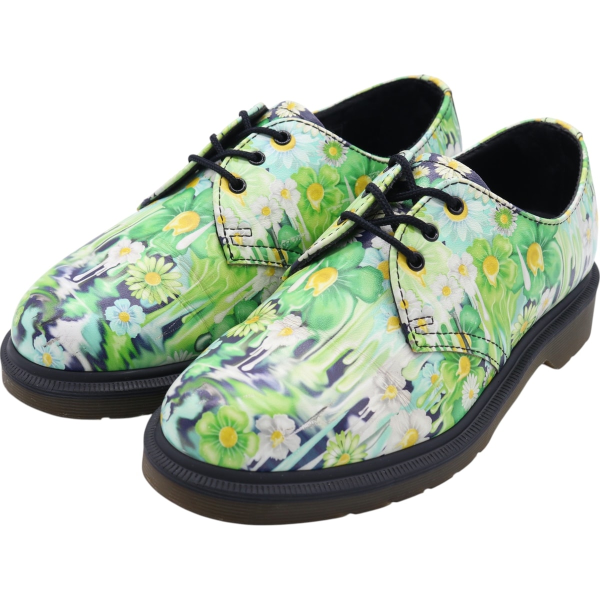 古着 ドクターマーチン Dr.Martens 花柄 3ホールシューズ 4 レディース23.0cm相当/saa011946
