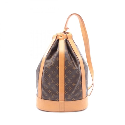 ルイ・ヴィトン LOUIS VUITTON ランドネPM ショルダーバッグ バッグ PVCコーティングキャンバス レザー モノグラム レディース ブラウン系 M42243 【中古】