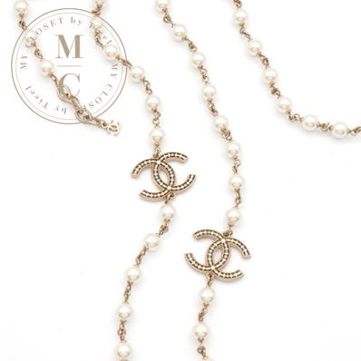 シャネル CHANEL ネックレス ペンダント チョーカー ゴールド ココマーク ロングネックレス