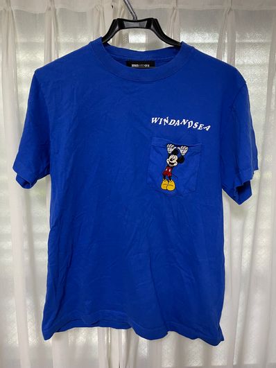 WIND AND SEA Hanging Mickey / Tee "Blue"