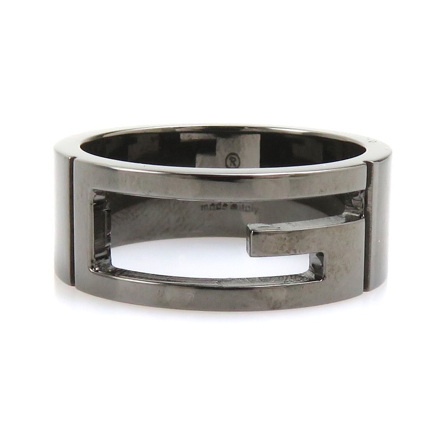 グッチ GUCCI リング・指輪 シルバー925 ガンメタル メンズ 15号【中古】 56478a