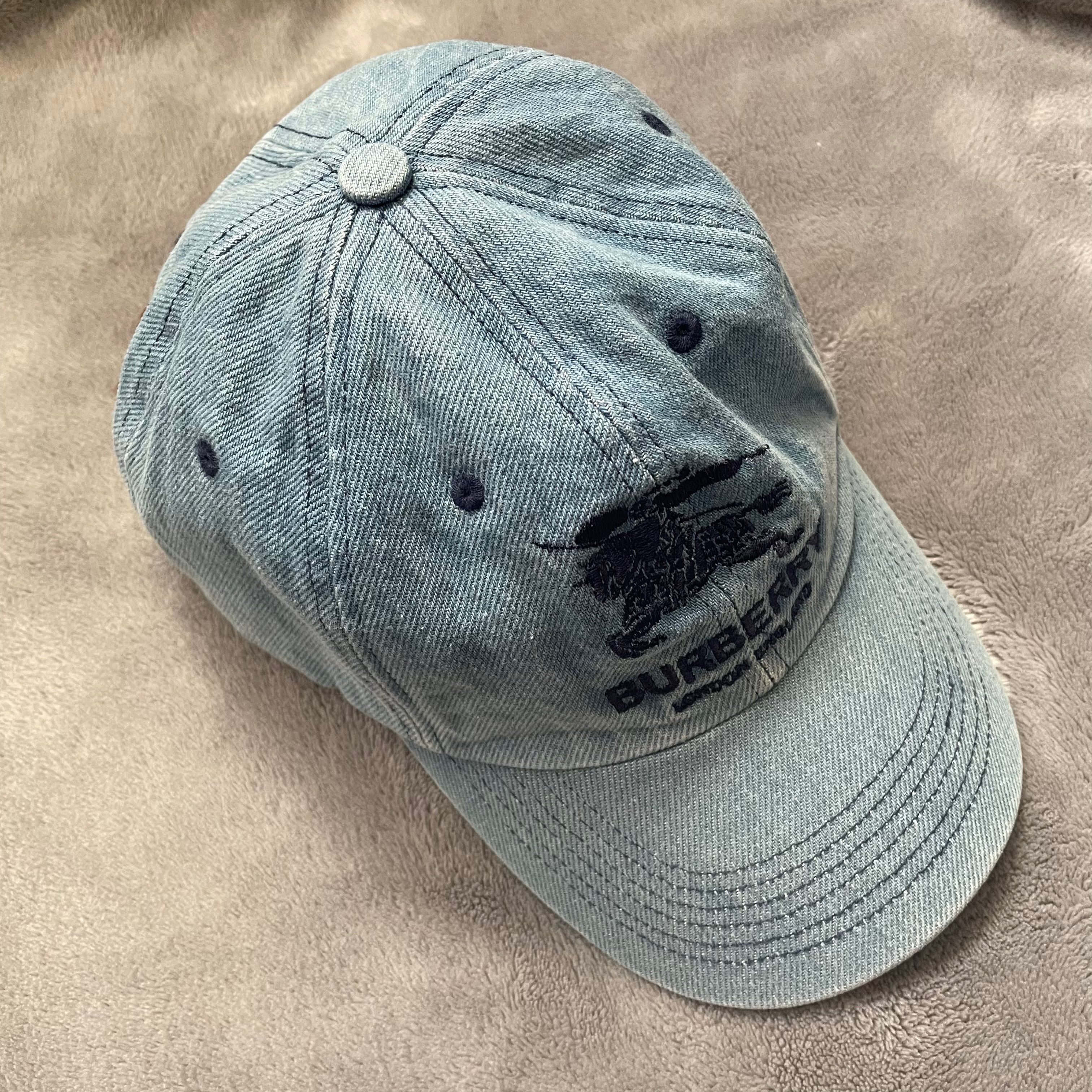 Supreme / Burberry Denim 6 Panel "Blue"