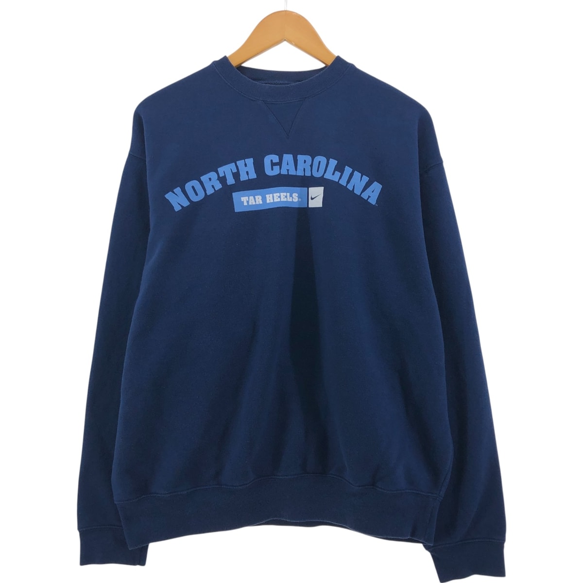 古着 00年代 ナイキ NIKE TEAM NORTH CAROLINA ノースカロライナ大学 カレッジスウェットシャツ トレーナー メンズL相当/eaa542218