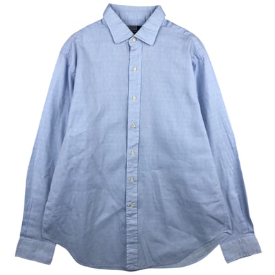 古着 ラルフローレン Ralph Lauren POLO by Ralph Lauren PHILIP 総柄 長袖 コットンシャツ メンズXL相当/eaa597708