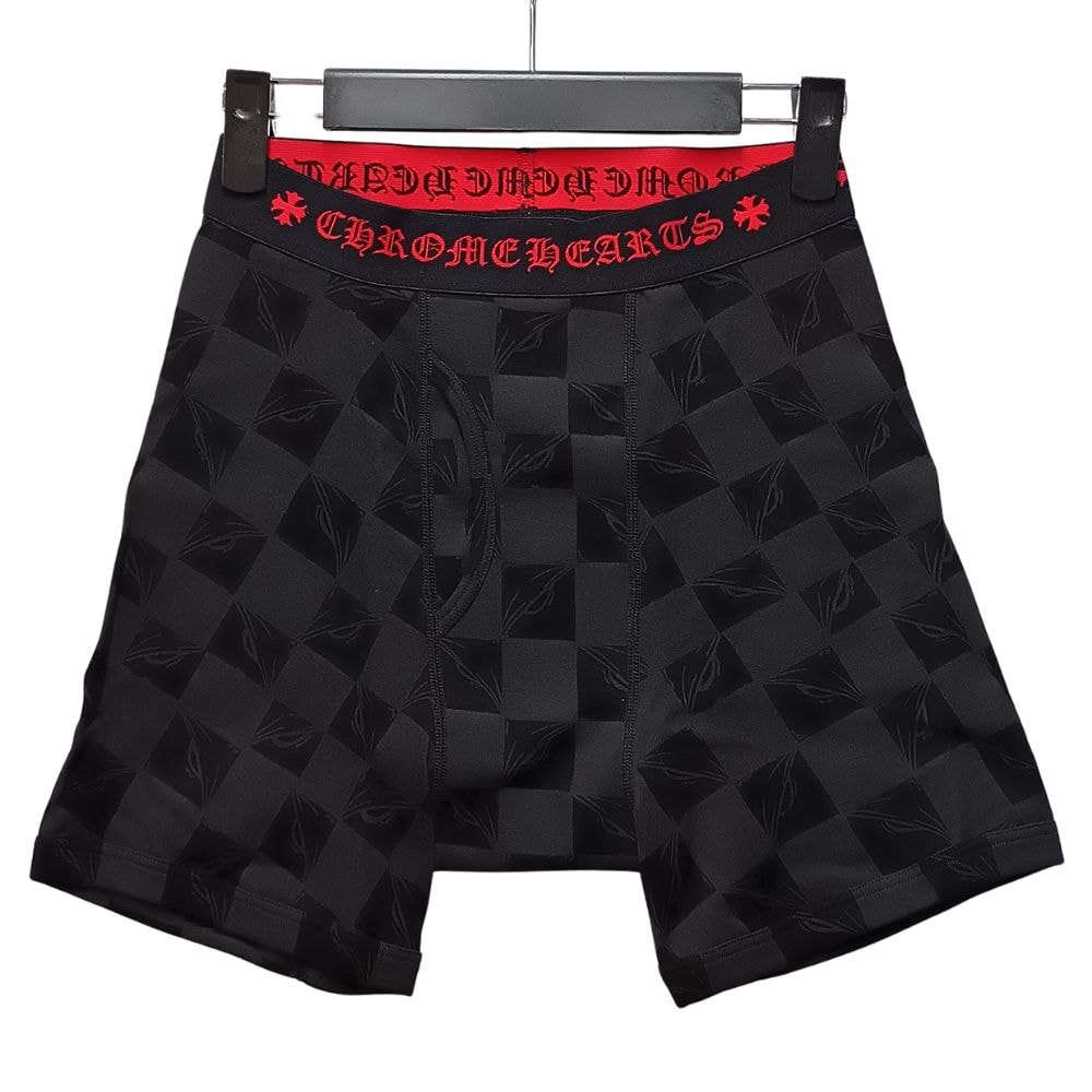 CHROME HEARTS クロムハーツ UNDERWEAR CLASSIC RIB 99 EYES BO ボクサーパンツ ブラック サイズ M 正規品 / 55626