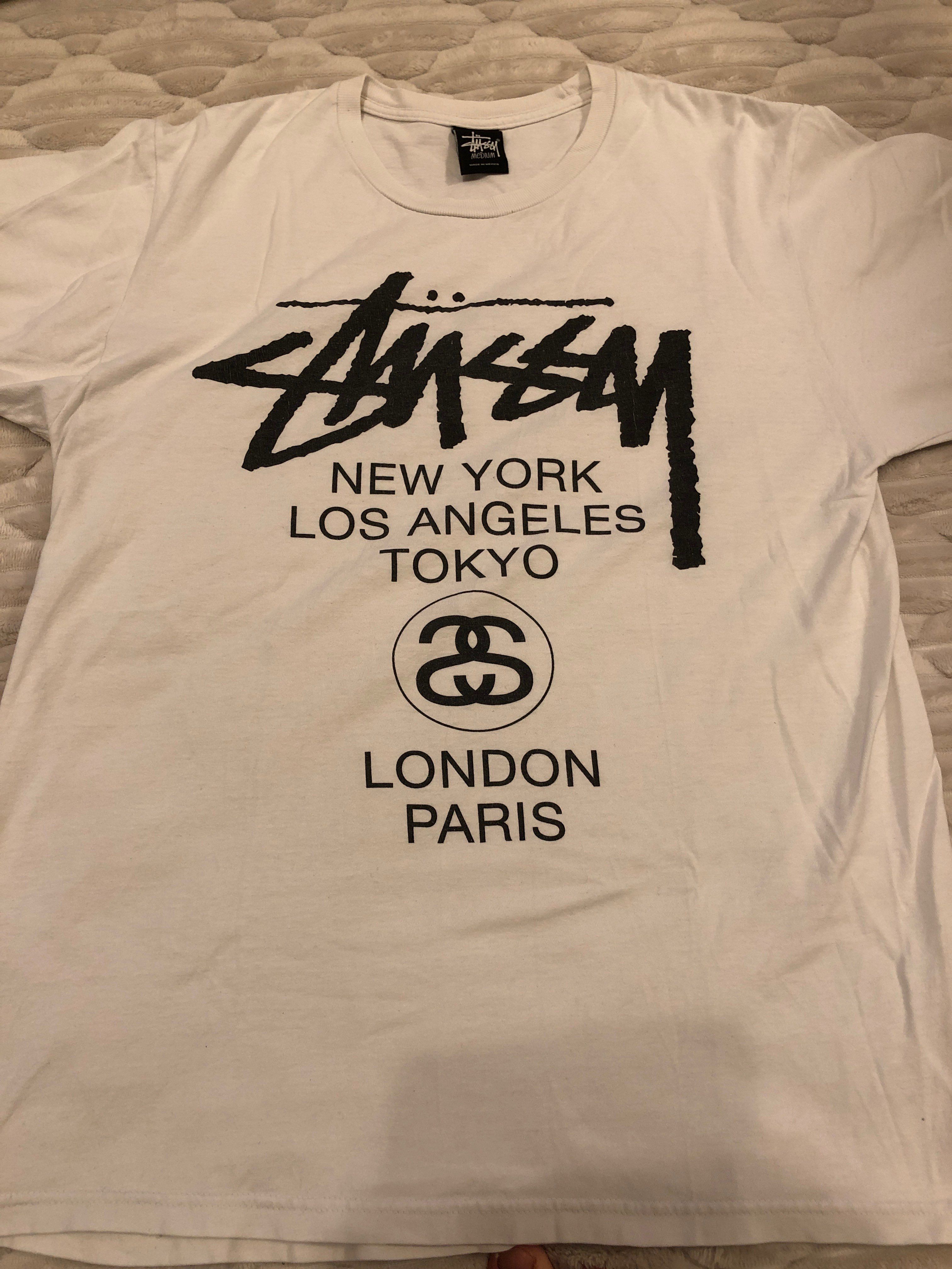 Stussy WORLD TOUR TEE "White"
