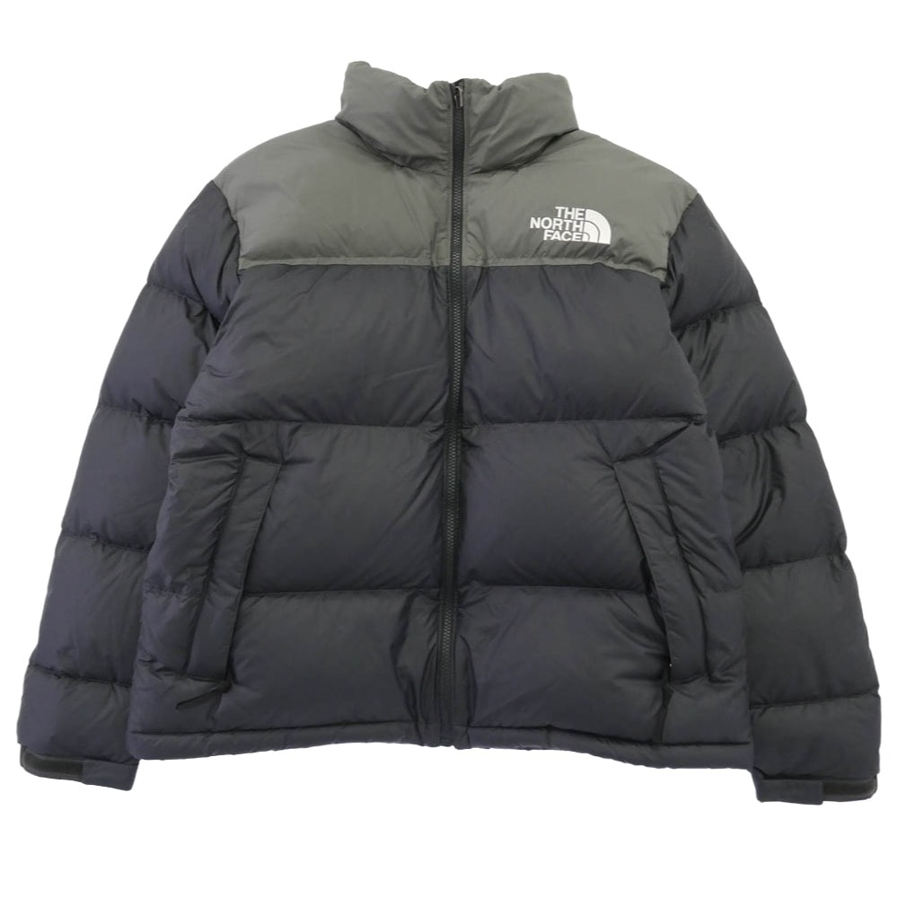 THE NORTH FACE ノースフェイス ダウンジャケット ND92555 NUPTSE JACKET ヌプシジャケット ダウンジャケット グレー系 M【中古】