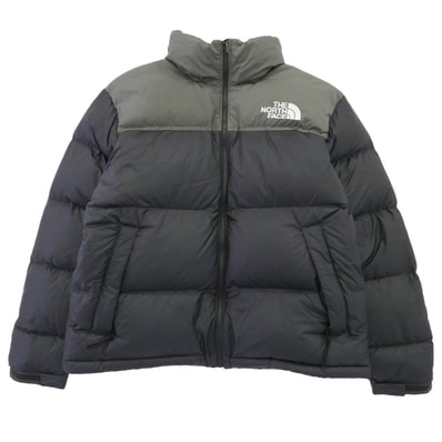 THE NORTH FACE ノースフェイス ダウンジャケット ND92555 NUPTSE JACKET ヌプシジャケット ダウンジャケット グレー系 M【中古】