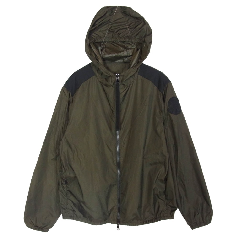 MONCLER モンクレール F10931A73300 C0438 ANTHRACITE アンスラサイト フード付き ジップアップ ジャケット モスグリーン系 00【中古】