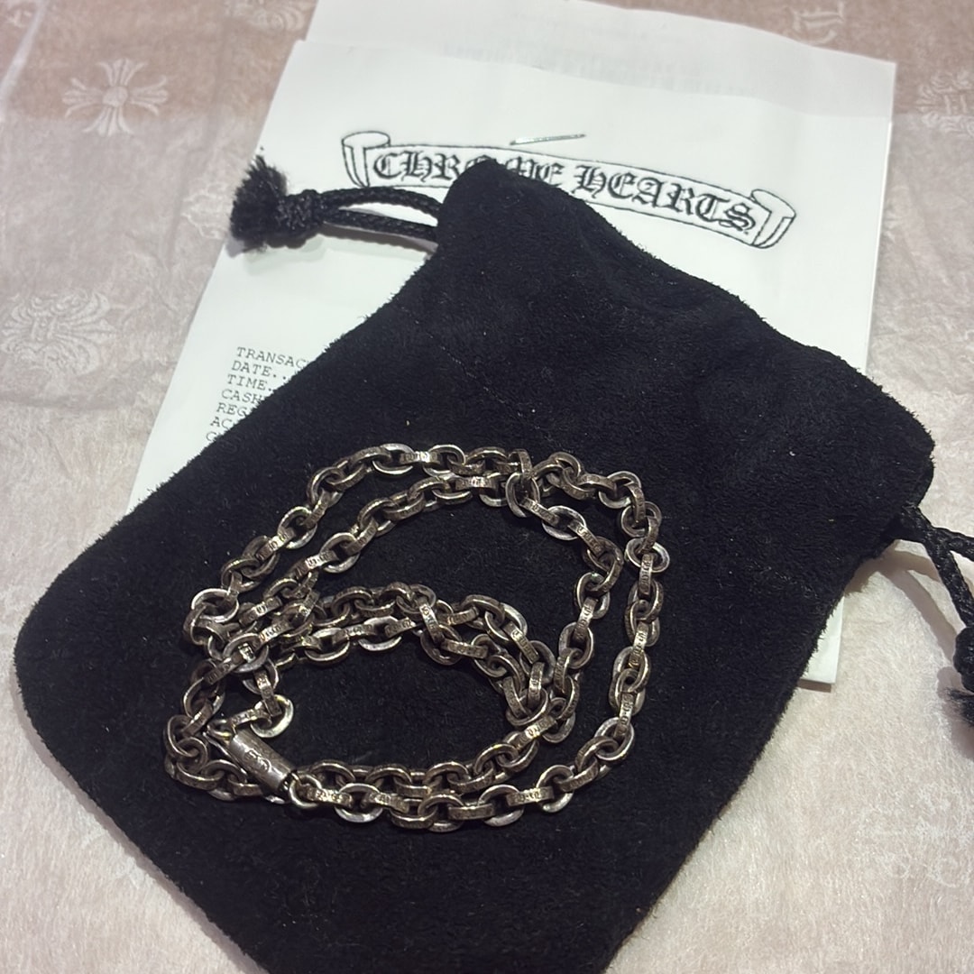 Chrome Hearts Paper Chain Necklace "Silver"