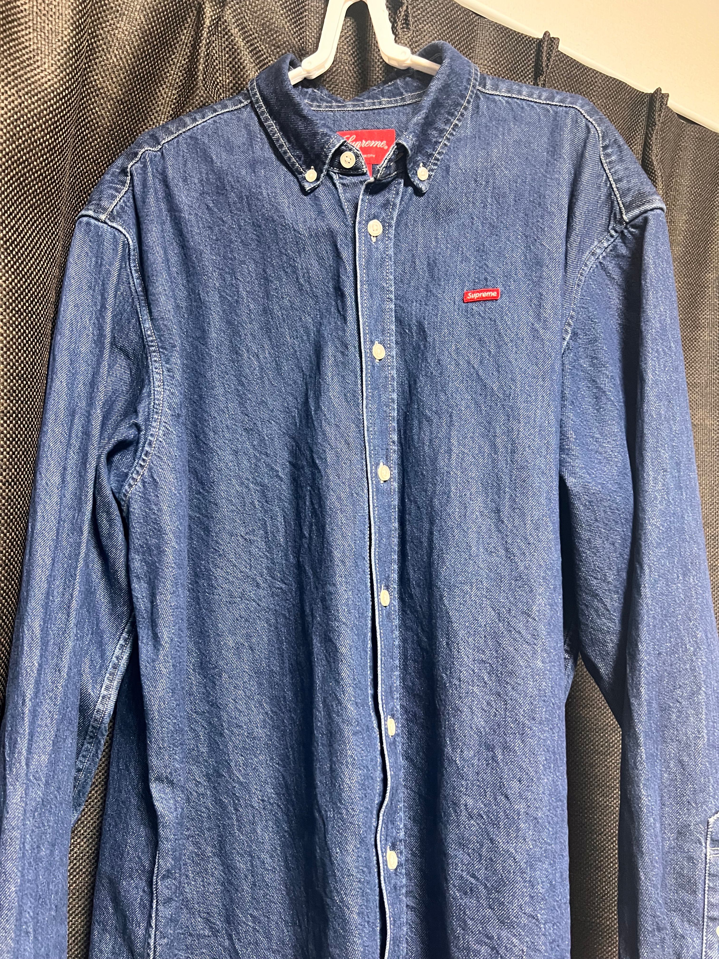 supreme ミニボックスロゴ デニムシャツ