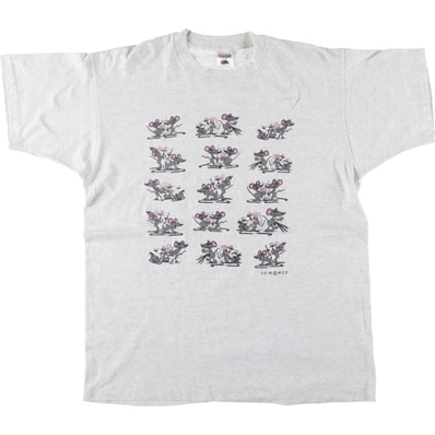 古着 90年代 フルーツオブザルーム FRUIT OF THE LOOM エロT プリントTシャツ カナダ製 メンズXL相当 ヴィンテージ/eaa571156